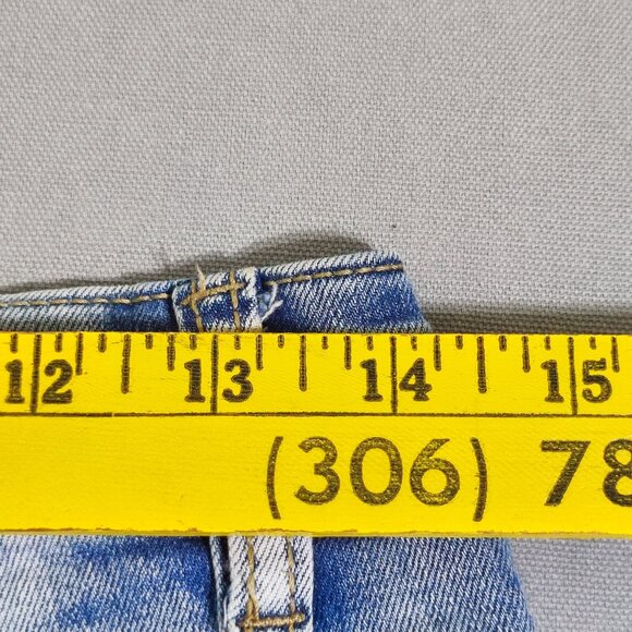 Buffalo Jeans Misha Mid-rise Straight women's size 28 hard washed denim blue - Picture 8 of 12